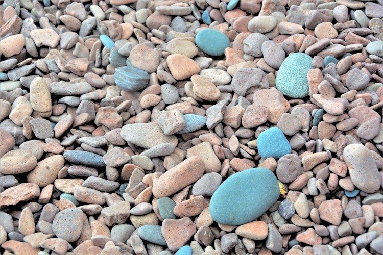 beach pebbles 